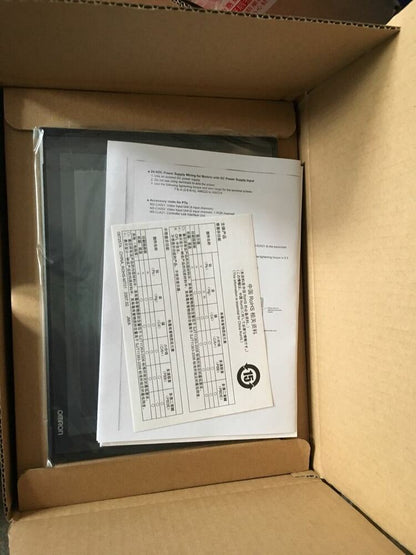OMRON NS8-TV01B-V2 Touch Screen Panel new in box, with manuals, industrial automation parts.