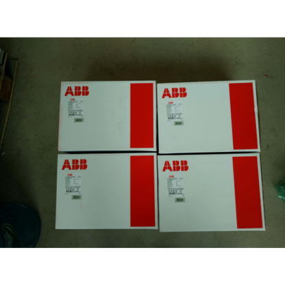 ABB PSTX45-600-70 Soft Starter Boxes - New in Box, White packaging with red stripe.