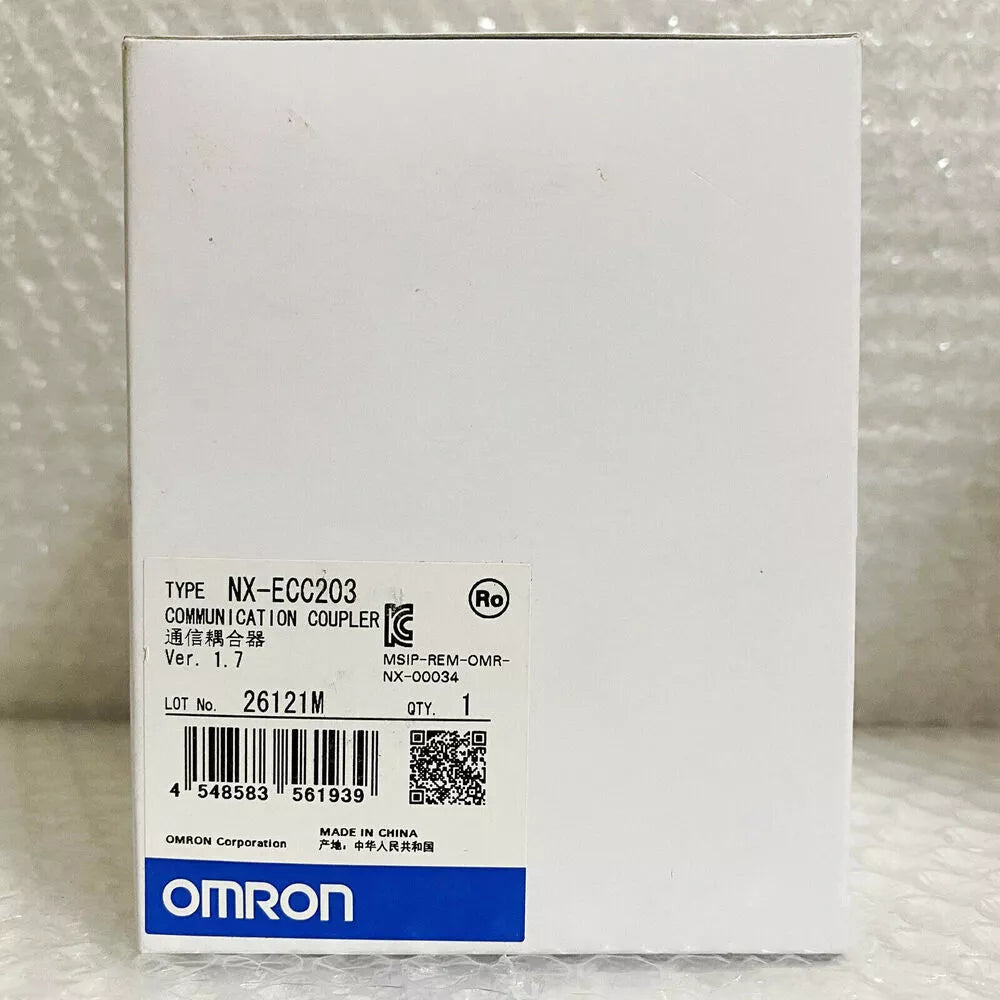 One Omron NX-ECC203 Power Supply Module New In Box Expedited Shipping