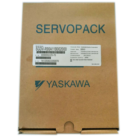 YASKAWA SERVOPACK SGDV-R90A11B002000 servo drive box, new industrial automation parts.