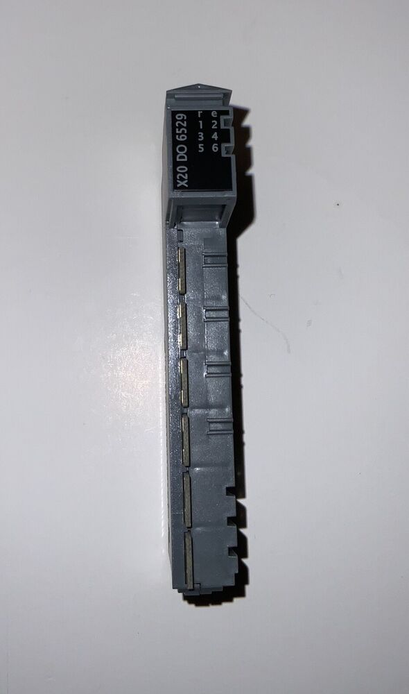 B&R X20 DO 6529 Output Module, gray plastic component, industrial automation part, featuring X20 DO 6529 model
