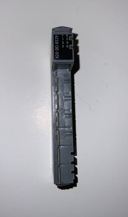 B&R X20 DO 6529 Output Module, gray plastic component, industrial automation part, featuring X20 DO 6529 model
