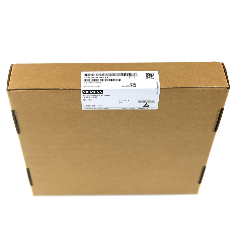 Siemens 6SE7031-5EF84-1JC1 Inverter Control Module in Box, Top View