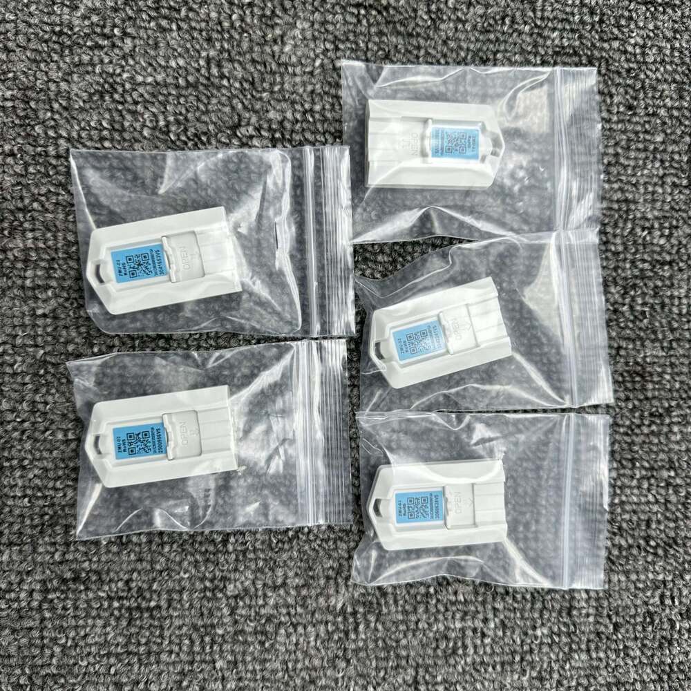 ABB ACS880-MU-ZCU-12/14 ZMU-02 N2000 Inverter Memory Cards in clear plastic bags, industrial automation parts.