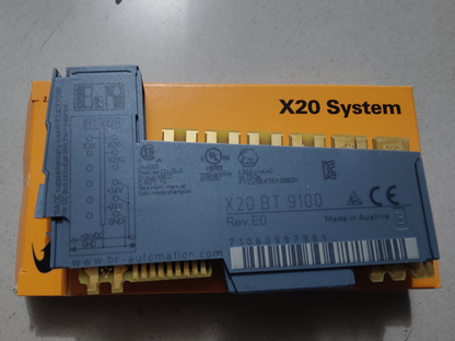 B&R X20 BT 9100 PLC Module, New, X20 System, Made in Austria