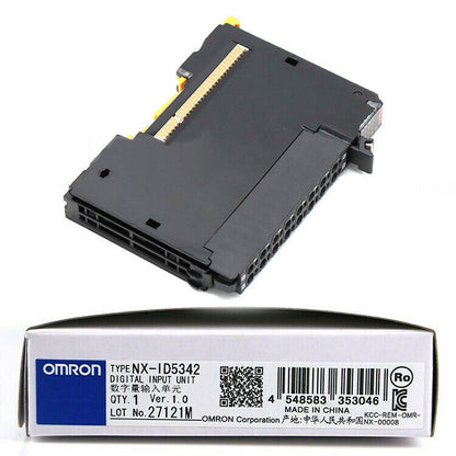 Omron NX-ID5342 Digital Input Unit, industrial processor, black and gray, QTY 1, Made in China, US stock