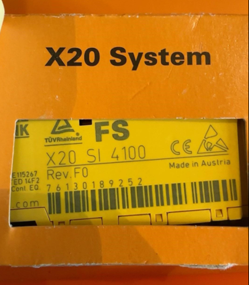 B&R X20 SI 4100 Input Module, Industrial automation part, Made in Austria, CE mark