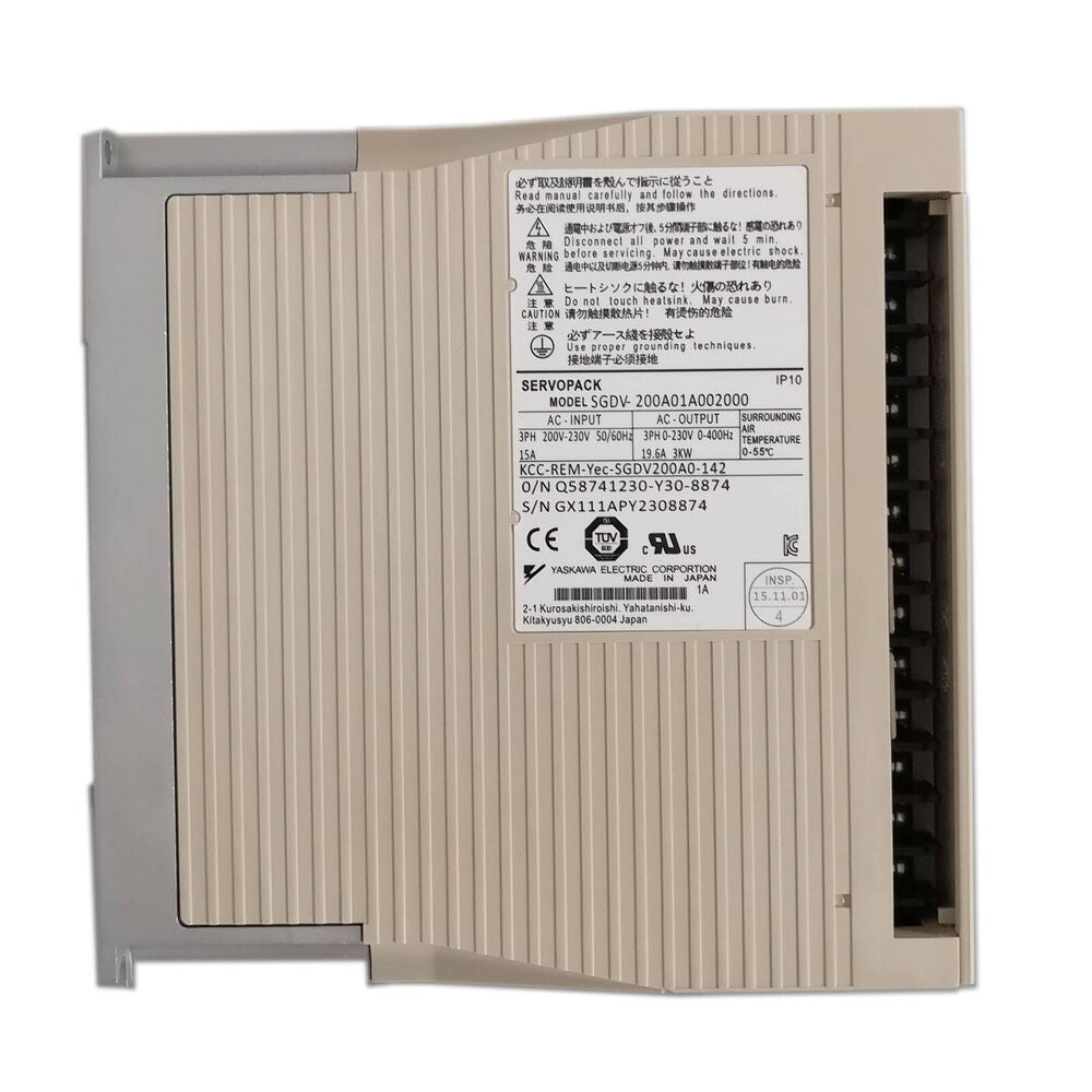 Yaskawa SGDV-200A01A002000 Servo Drive, Industrial Automation Part