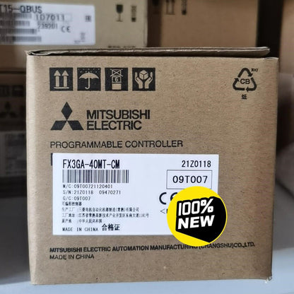 New Mitsubishi FX3GA-40MT-CM Programmable Controller in box, industrial automation part.