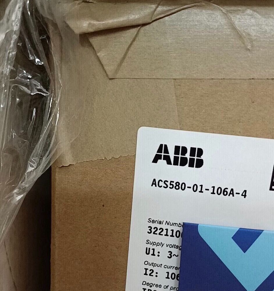 ABB ACS580-01-106A-4 frequency converter box, industrial automation part