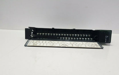 FANUC IC697ALG230 F Analog Input Module, black PLC component with wiring diagram, OK EXP ACTIVE