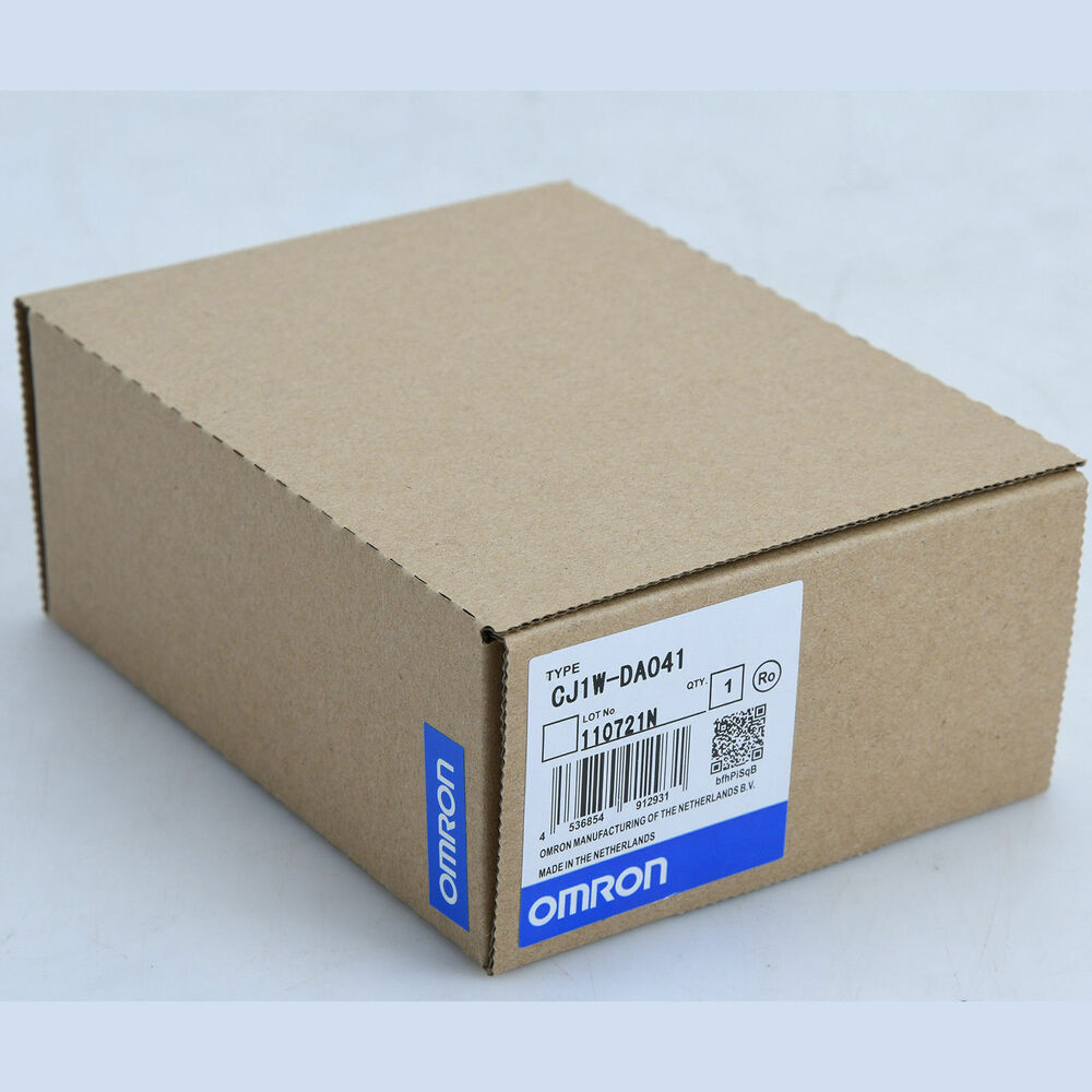 Omron CJ1W-DA041 PLC module in box, industrial automation part from Netherlands, 1 PCS