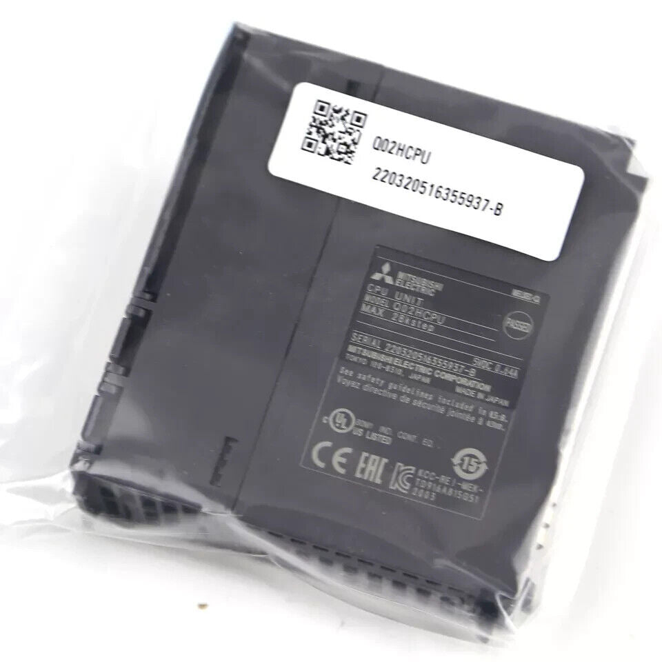 Mitsubishi Q02HCPU PLC Module in packaging, new in box, industrial automation equipment