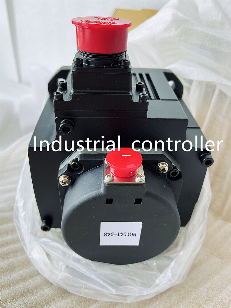 Mitsubishi HG104T-D48 servo motor, black and red industrial controller, fast shipping