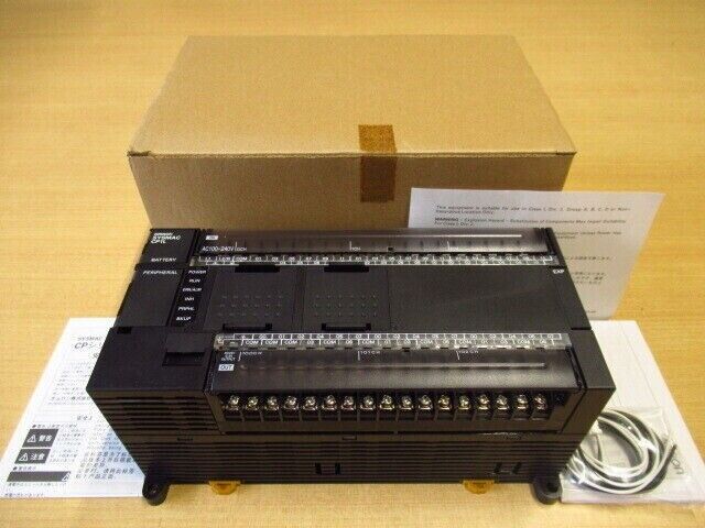 Omron CP1L-M60DR-A PLC module, new in box.  Industrial automation control, AC100-240V, shipped via UPS.