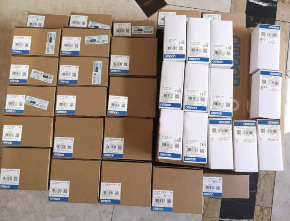 Omron PLC Modules in boxes, new in box, ready for fast shipping. E3Z-D86 sensors available.