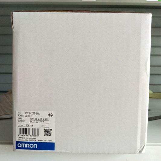 Omron S8VS-24024A power supply unit in white box, 24V DC 10A, fast shipping