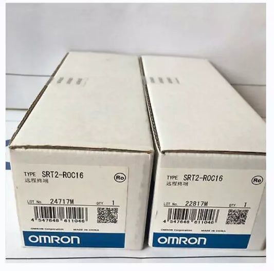 Omron SRT2-ROC16 PLC Module boxes, new industrial automation parts