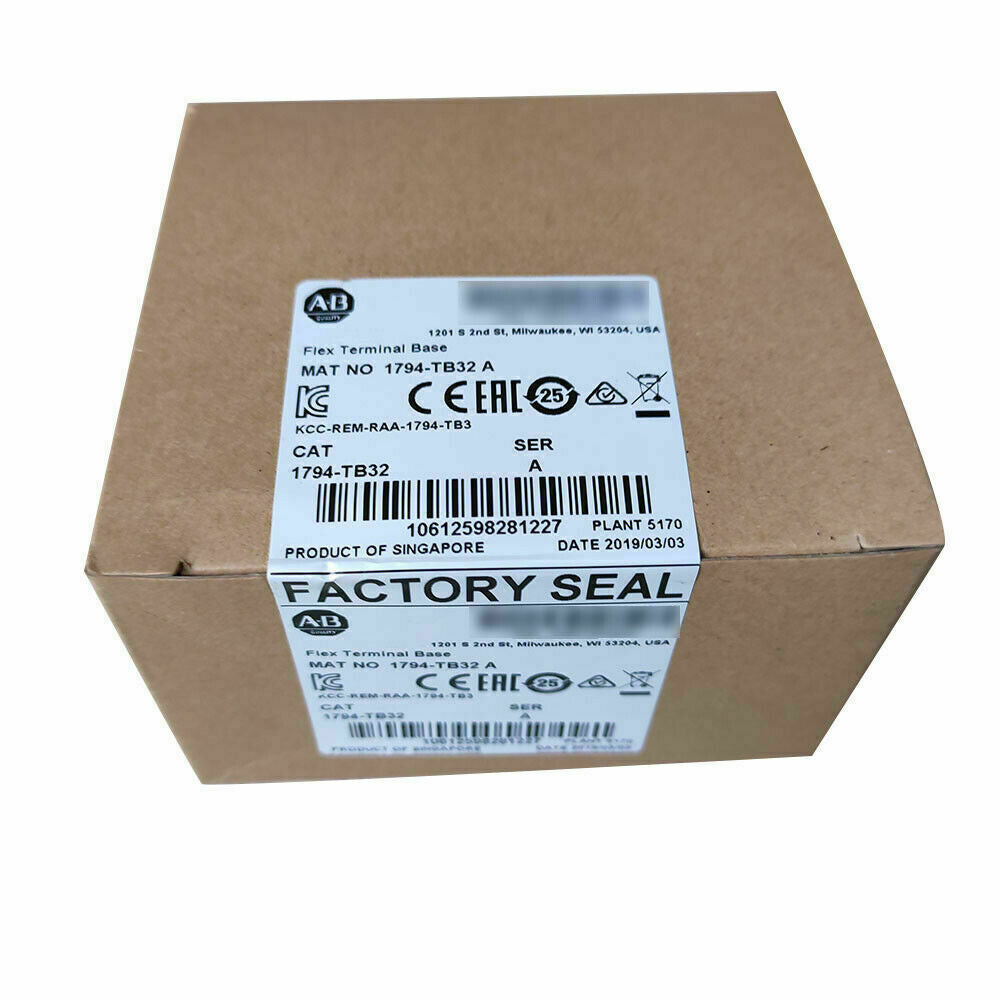 1PC AB 1794-TB32 / A AB Flex I/O Terminal Block Base 1794TB32 New Factory Sealed