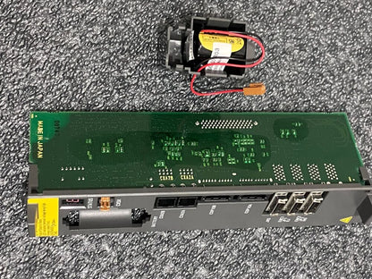 FANUC A20B-2101-0041 servo motor drive control board, Made in Japan, with connectors and a battery