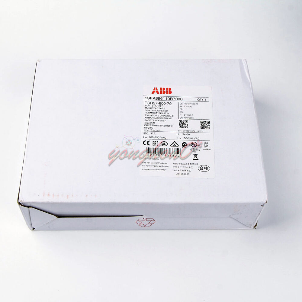 ABB PSR37-600-70 Soft Starter in box, Industrial Automation Component