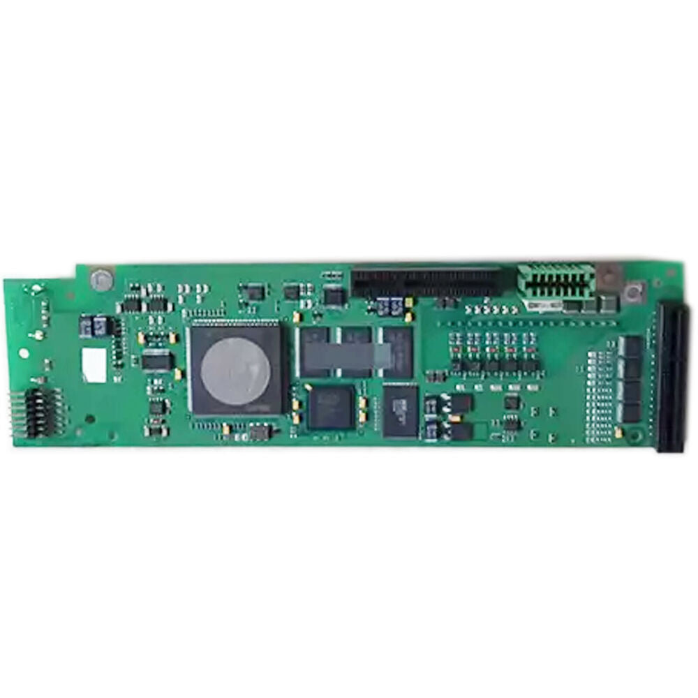 Control card, green circuit board with components, used and tested for pain relief devices.