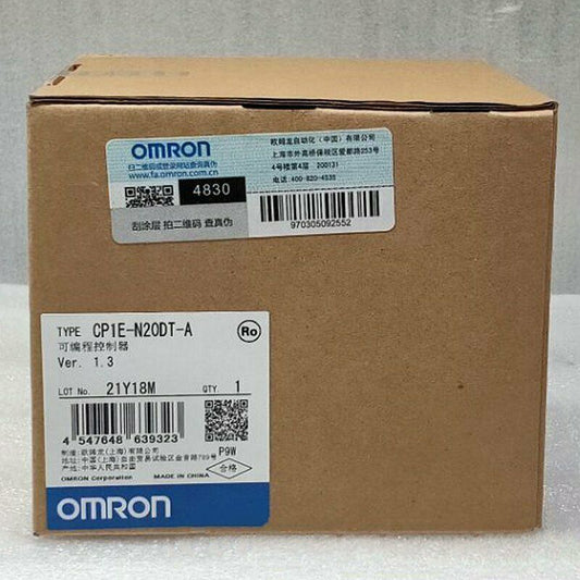 Omron CP1E-N20DT-A Programmable Controller box, new PLC for industrial automation