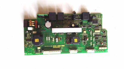 FANUC A16B-2202-042/06E control board, green PCB with various electronic components, MADE IN JAPAN