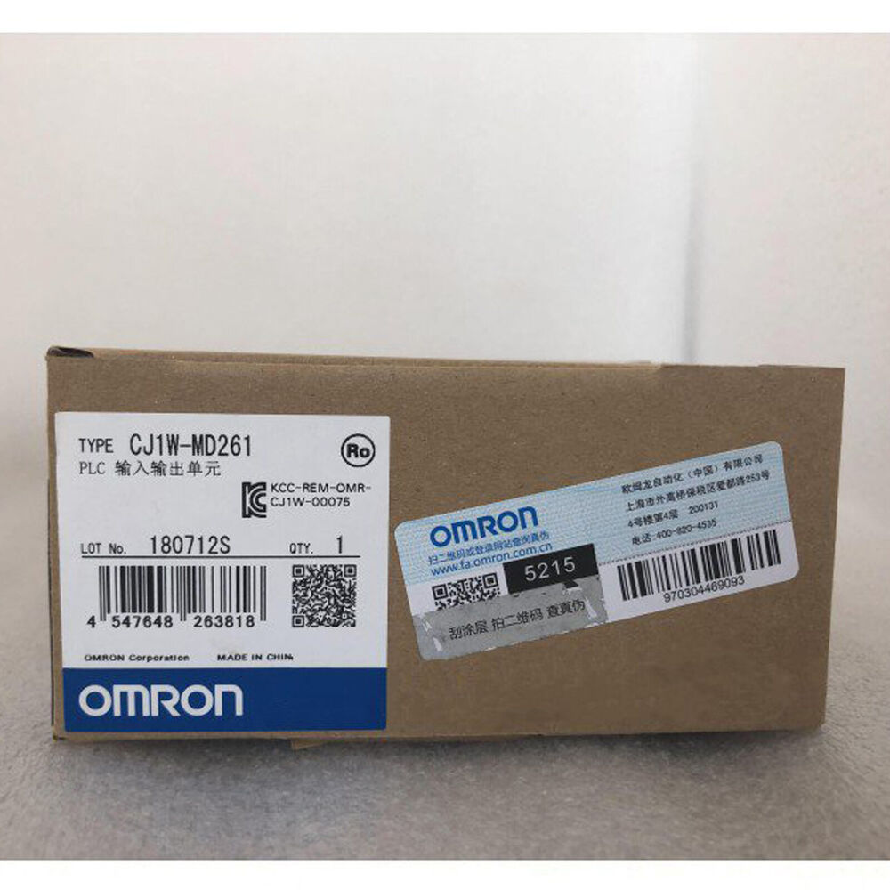 Omron CJ1W-MD261 PLC Input Output Module, New in Box, 180712S, from Radwell