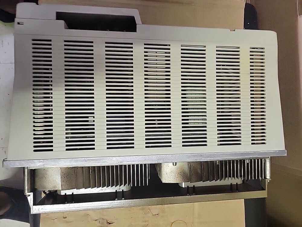 Mitsubishi MDS-C1-CV-300 POWER SUPPLY, top view of the servo driver unit, showing the ventilation design.