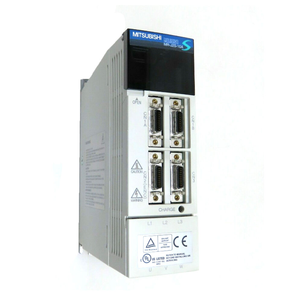 Mitsubishi MR-J2S-10A servo drive unit. Industrial automation part with fast shipping.
