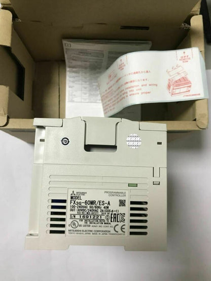 Mitsubishi FX3G-60MR/ES-A Programmable Controller in packaging, industrial automation part