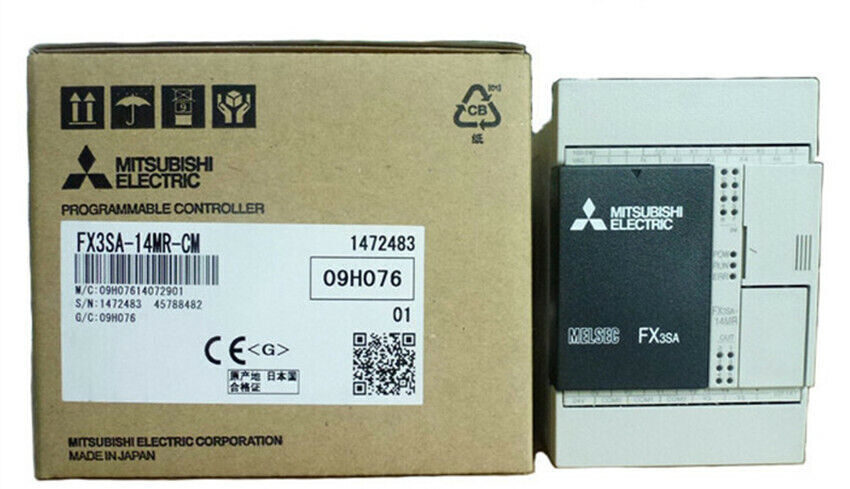 Mitsubishi FX3SA-14MR-CM PLC in box, industrial automation part, Programmable Controller