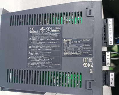 Mitsubishi MR-J4-200B-ED AC Servo Drive, industrial automation part, product details.