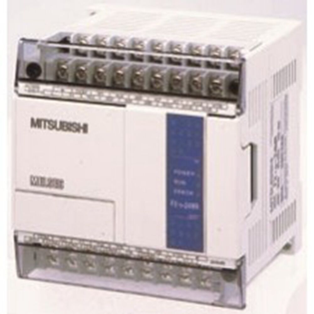 Mitsubishi FX1N-24MT-DSS Programmable Controller, New PLC automation part, White and blue color.