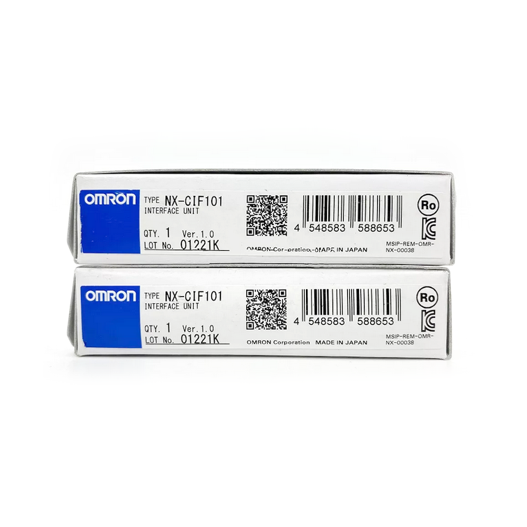 Omron NX-CIF101 Interface Unit PLC Module in boxes. New industrial automation part.