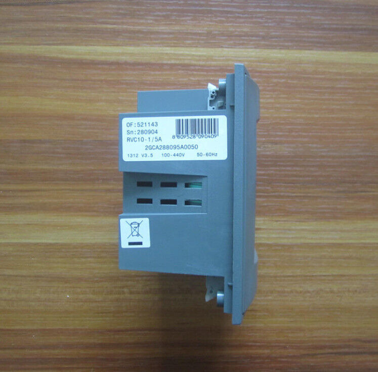ABB RVC10-1/5A Power Factor Controller, gray control panel, industrial automation part, 100-440V.
