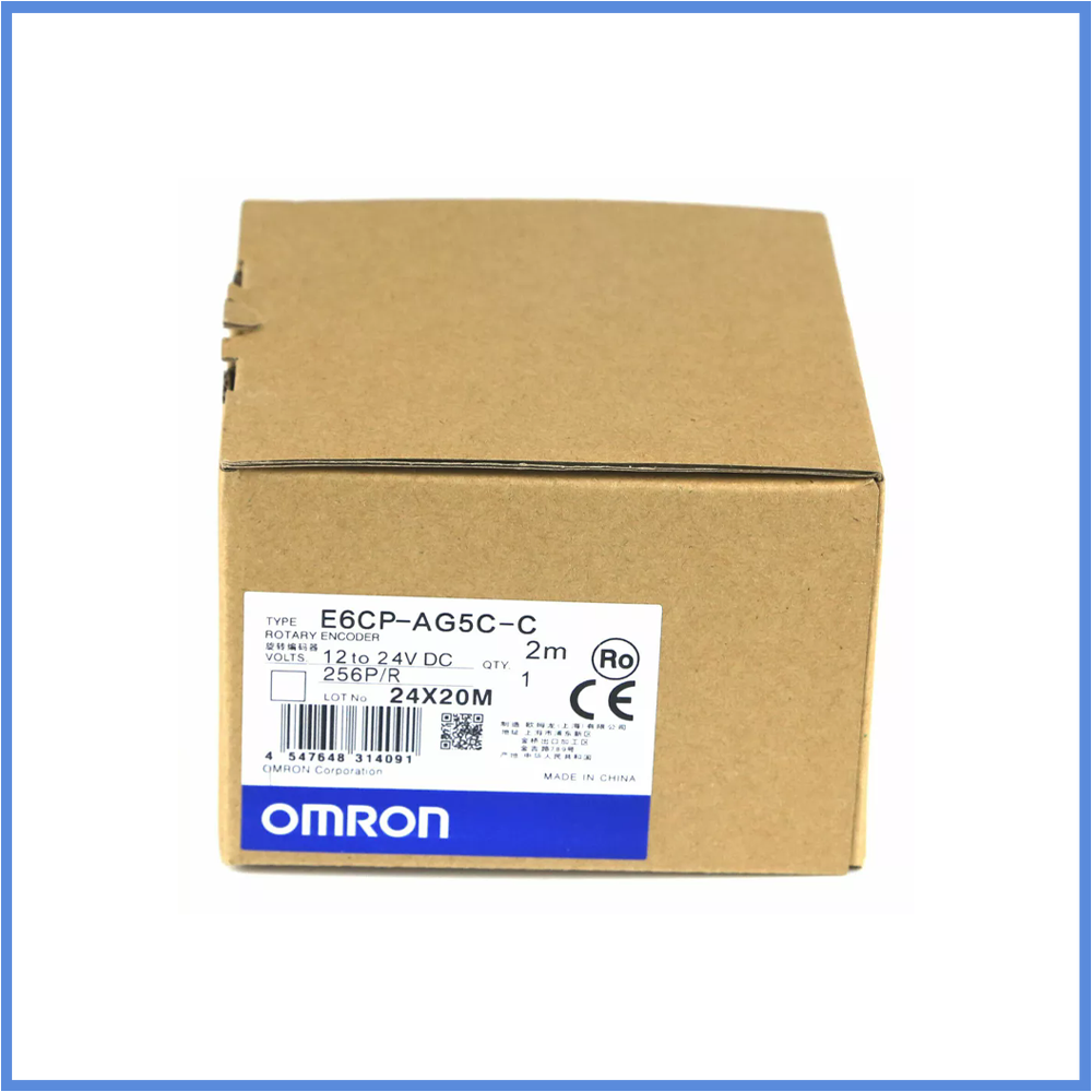 Omron E6CP-AG5C-C Rotary Encoder 256P/R in Box - Industrial Automation Parts