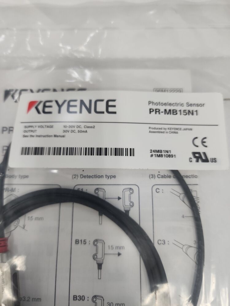 One For Keyence PR-MB15N1 Photoelectric Sensor New In Box Fast Shippping