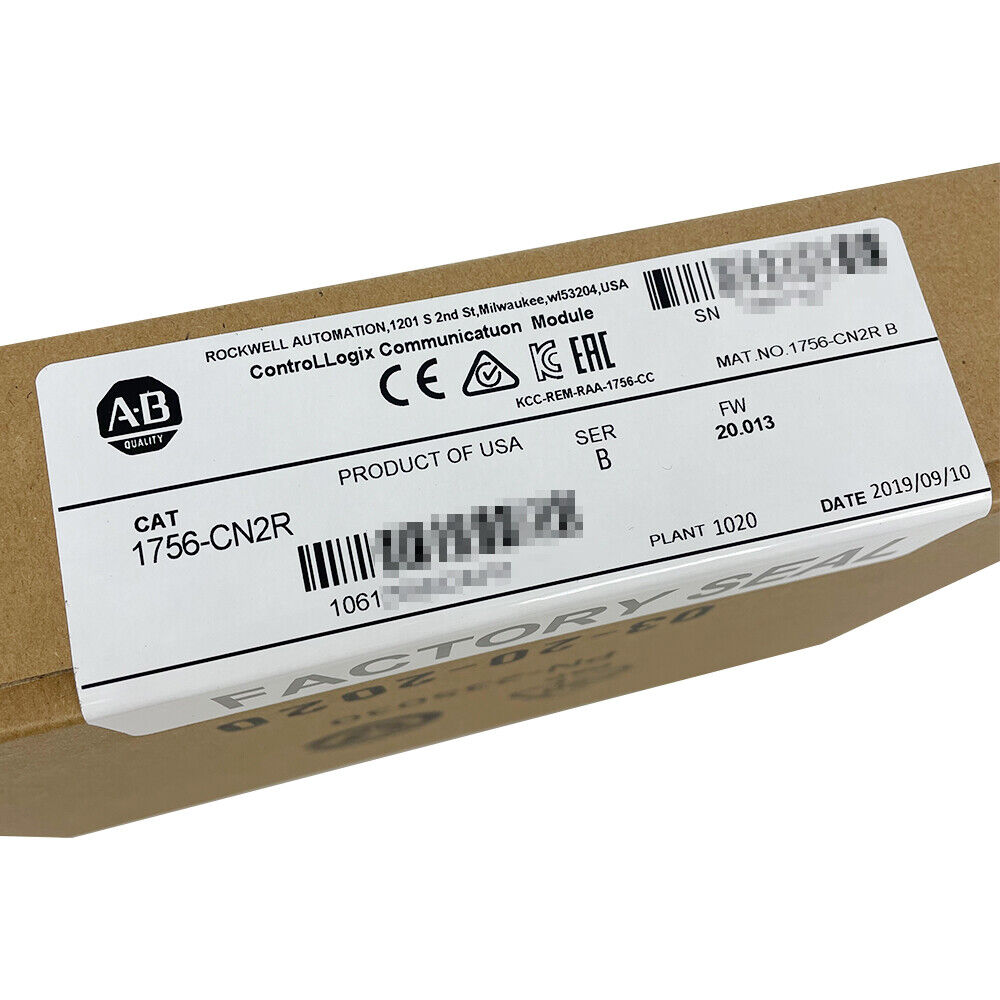 Allen-Bradley 1756-CN2R Series B ControlLogix Communication Module, Factory Sealed, new PLC