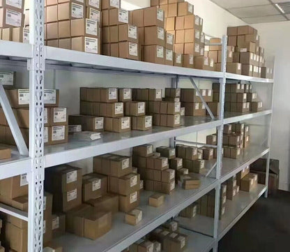 Mitsubishi FX2N-32CCL PLC Modules in stock, industrial automation parts on shelves