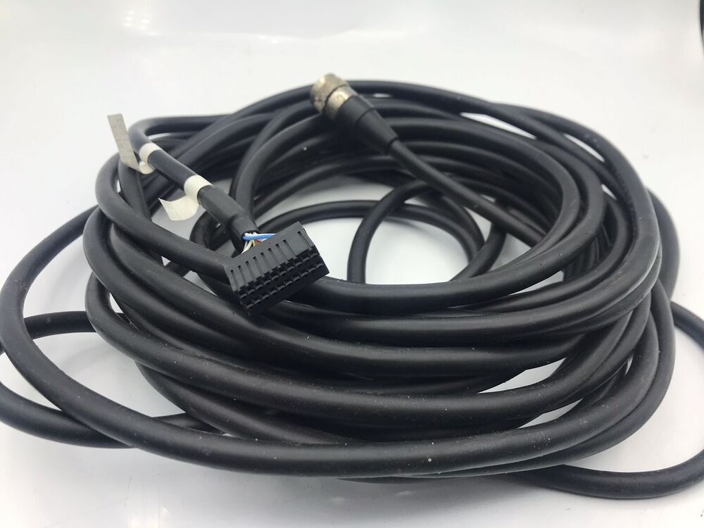 FANUC A660-2007-T364 Teach Pendant Cable, black, connector, 10m for PLC systems.