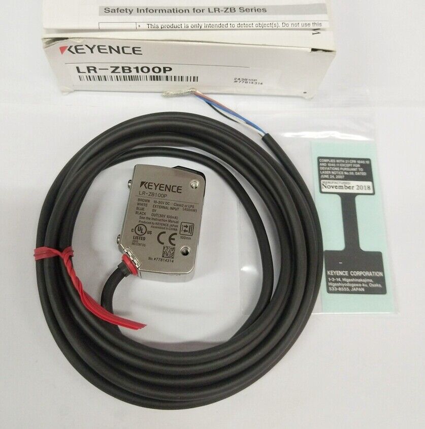 1PC New Keyence LR-ZB100P Laser Sensor In Box LRZB100P Expedited Shipping