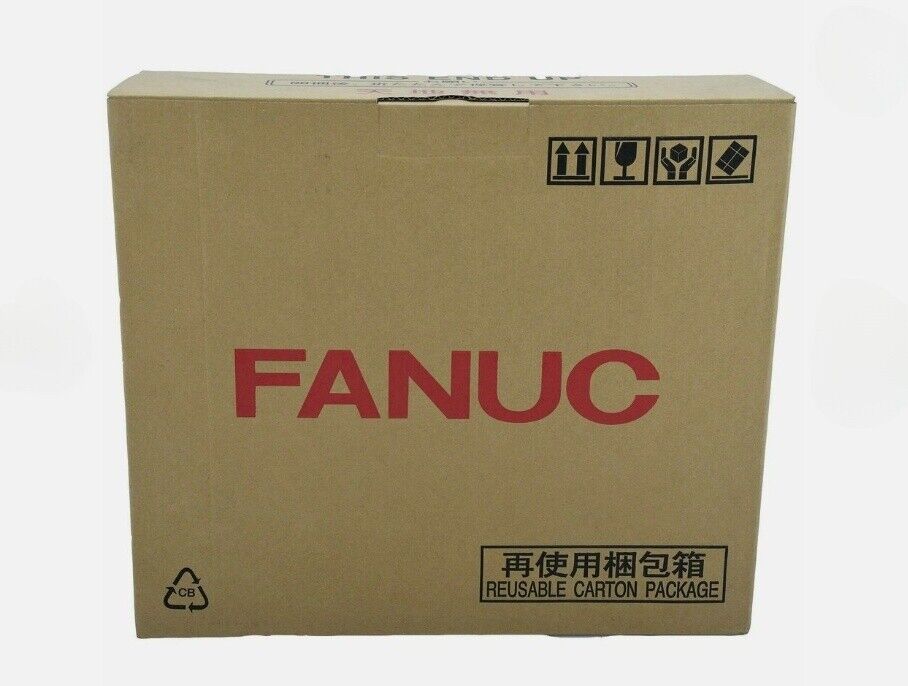 FANUC A06B-6077-H106 servo drive in brown cardboard packaging, Reusable Carton Package