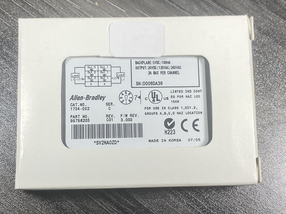 Allen-Bradley 1734-OX2 Ser C POINT I/O Module - Detailed View