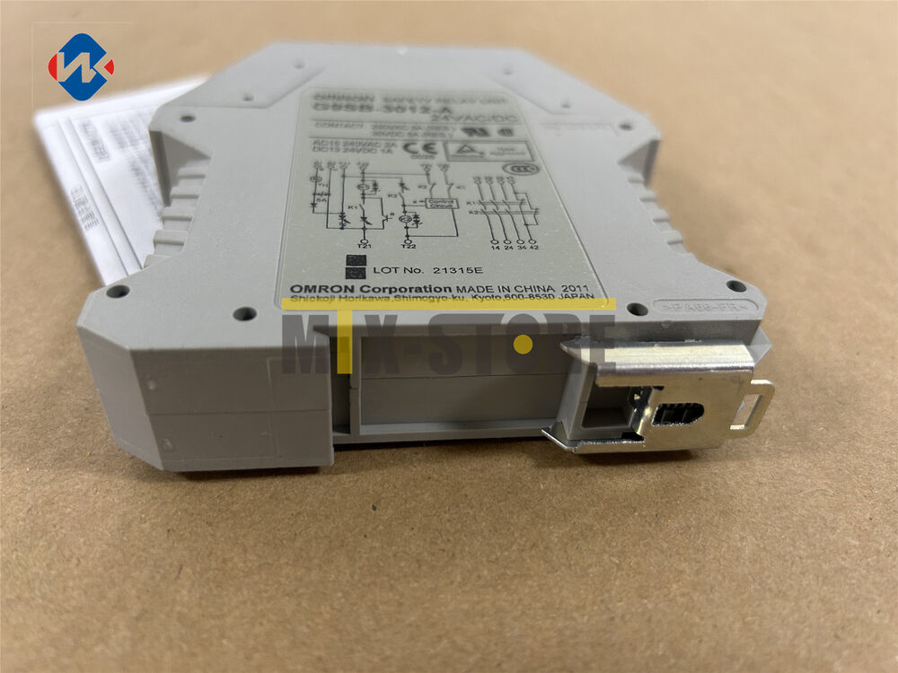 Omron G9SB-3012-A Safety Relay Unit, 24VAC/DC, product shot(side view)