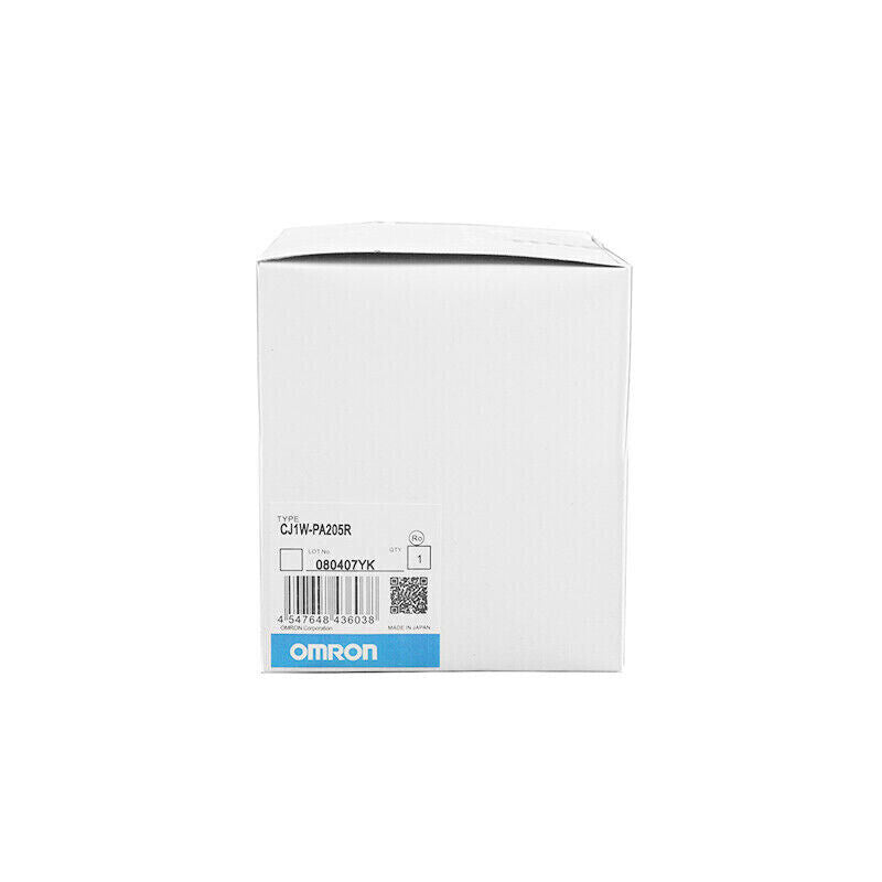OMRON CJ1W-PA205R PLC MODULE in box, product detail.  Made in Japan.