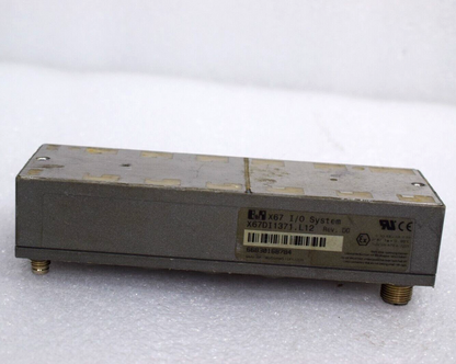 B&R X67DI1371.L12 Digital Input Module, industrial automation I/O system with label, gray.