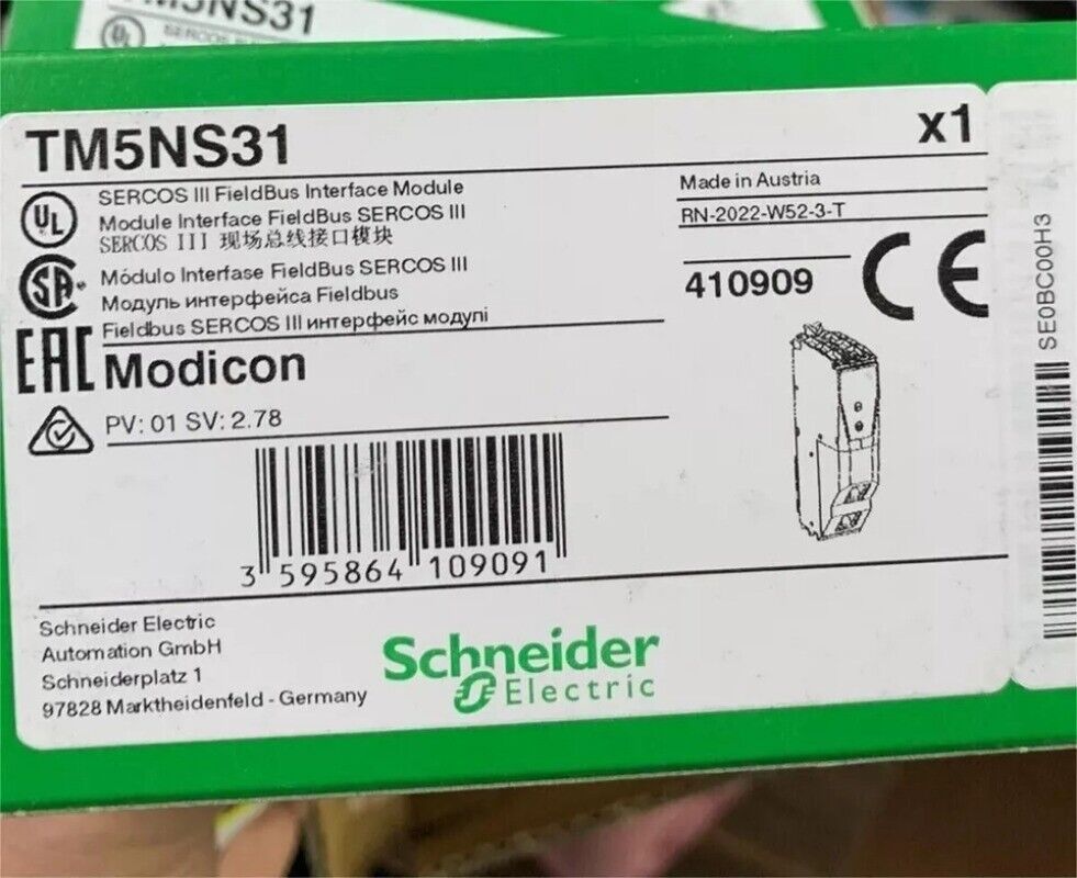 TM5NS31 Schneider Interface TM5NS31 Module Brand New with Box Fast Shipping