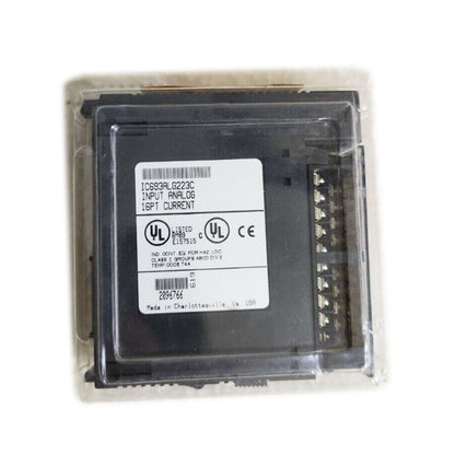 FANUC IC693ALG223C Input Analog 16PT Current PLC Module, new in box, featuring UL and CE certifications.